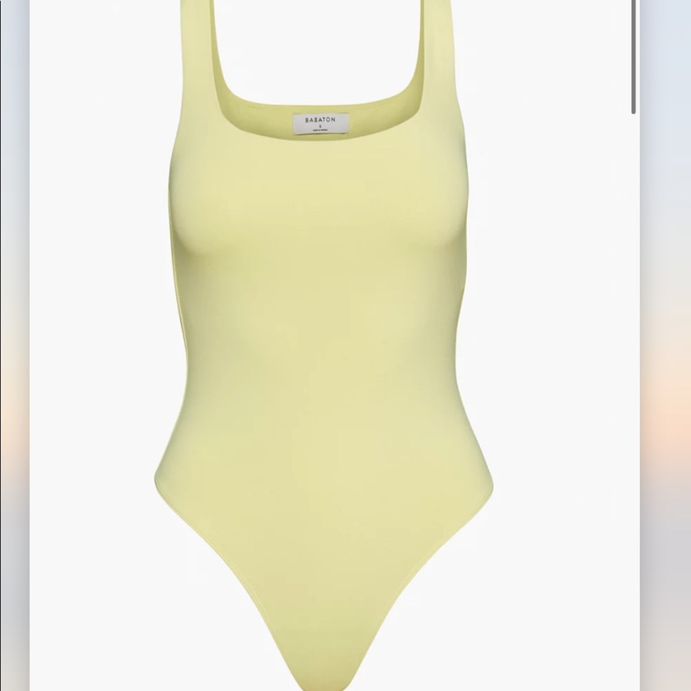 Babaton contour tank bodysuit (thong)